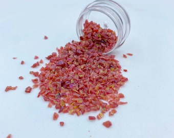 Crushed Orchid Opal, Crushed Red Opal, Crushed Opal for Inlay, Crushed Purple Opal, Ring Making Supplies, Inlay Material, Crushed Pink Opal