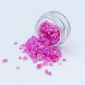 Crushed Pink Lemonade Opal, Crushed Opal for Inlay, Crushed Pink Opal for Sale, Pink Opal, Inlay Material, Ring Making Supplies, Opal Ring