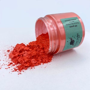 Scarlet Color Pigment, Color Powder, Pigment Powder, Mica Pigment Powder, Red Color Pigment, Inlay Material, Ring Making Supplies