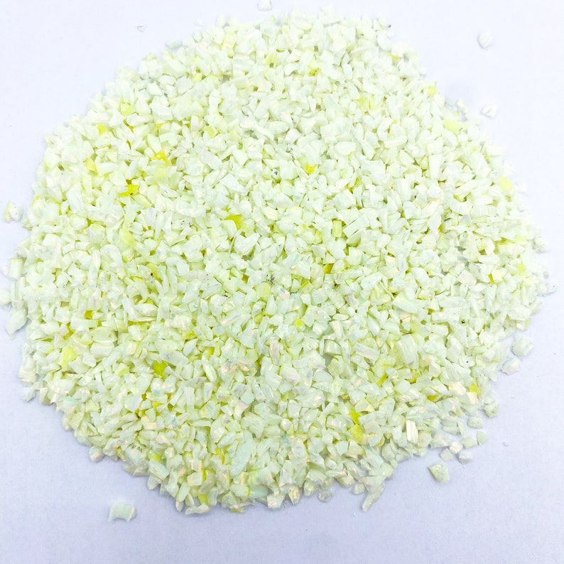 Crushed Pineapple Opal fragments
