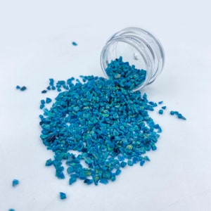 Crushed Cyan Green Opal, Crushed Green Opal, Crushed Opal for Inlay, Green Opal for Sale, Ring Making Supply, Opal Jewelry, Inlay Material
