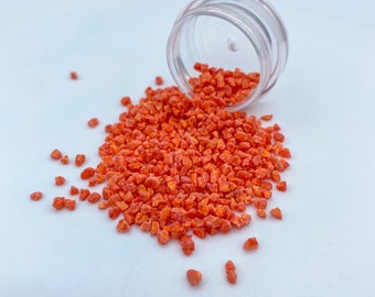 Crushed Candy Apple Red Opal, Crushed Red Opal, Crushed Opal for Inlay, Red Opal for Sale, Ring Making Supplies, Inlay Material
