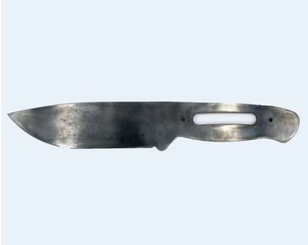 TAK Kochmesser Rohling - Stahl Wasserstrahlschnitt - 80CRV2 - AEB-L - Made in USA