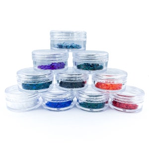 Crushed Opal 10 Pack for Inlay, Jewelry Making, Ring Making, Woodworking, Raw Opal Ring, Opal Jewelry, Inlay Material, Resin Art