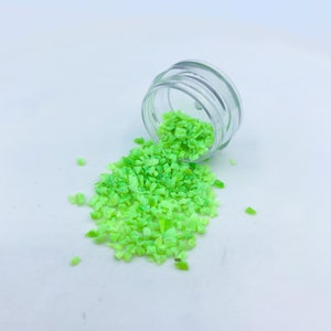 Crushed Neon Green Opal, Crushed Green Opal, Crushed Opal for Inlay, Green Opal for Sale, Ring Making Supply, Opal Jewelry, Inlay Material