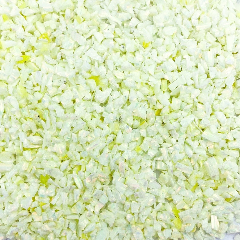 Crushed Pineapple Opal fragments
