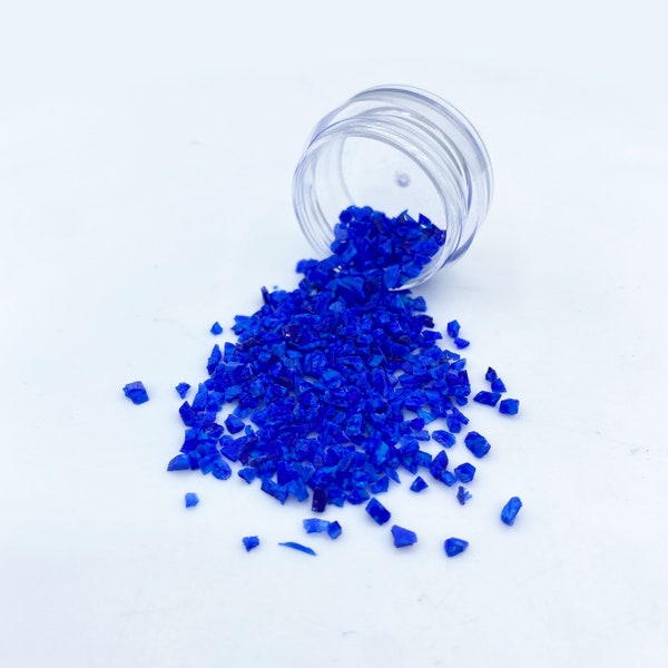 Crushed Egyptian Blue Opal, Crushed Opal for Inlay, Crushed Blue Opal, Blue Opal for Sale, Inlay Material, Ring Making Supplies, Woodworking