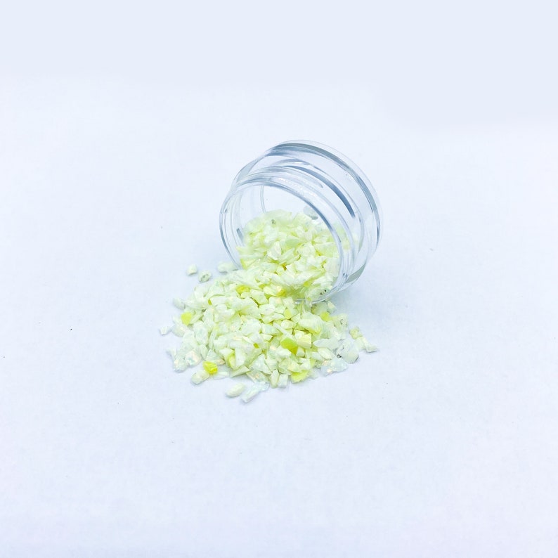 Crushed Pineapple Opal fragments