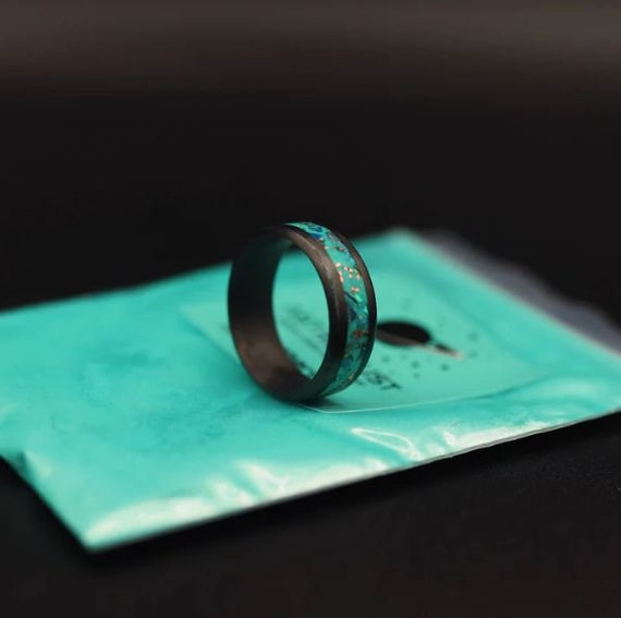 Atlantis Ring Making Kit, Ring Blanks, Carbon Fiber Ring, Inlay - Main Image