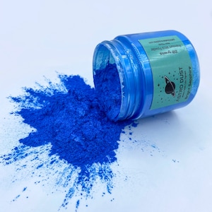 Bright Sapphire Color Pigment, Color Powder, Pigment Powder, Mica Pigment Powder, Blue Color Pigment, Inlay Material, Ring Making Supplies