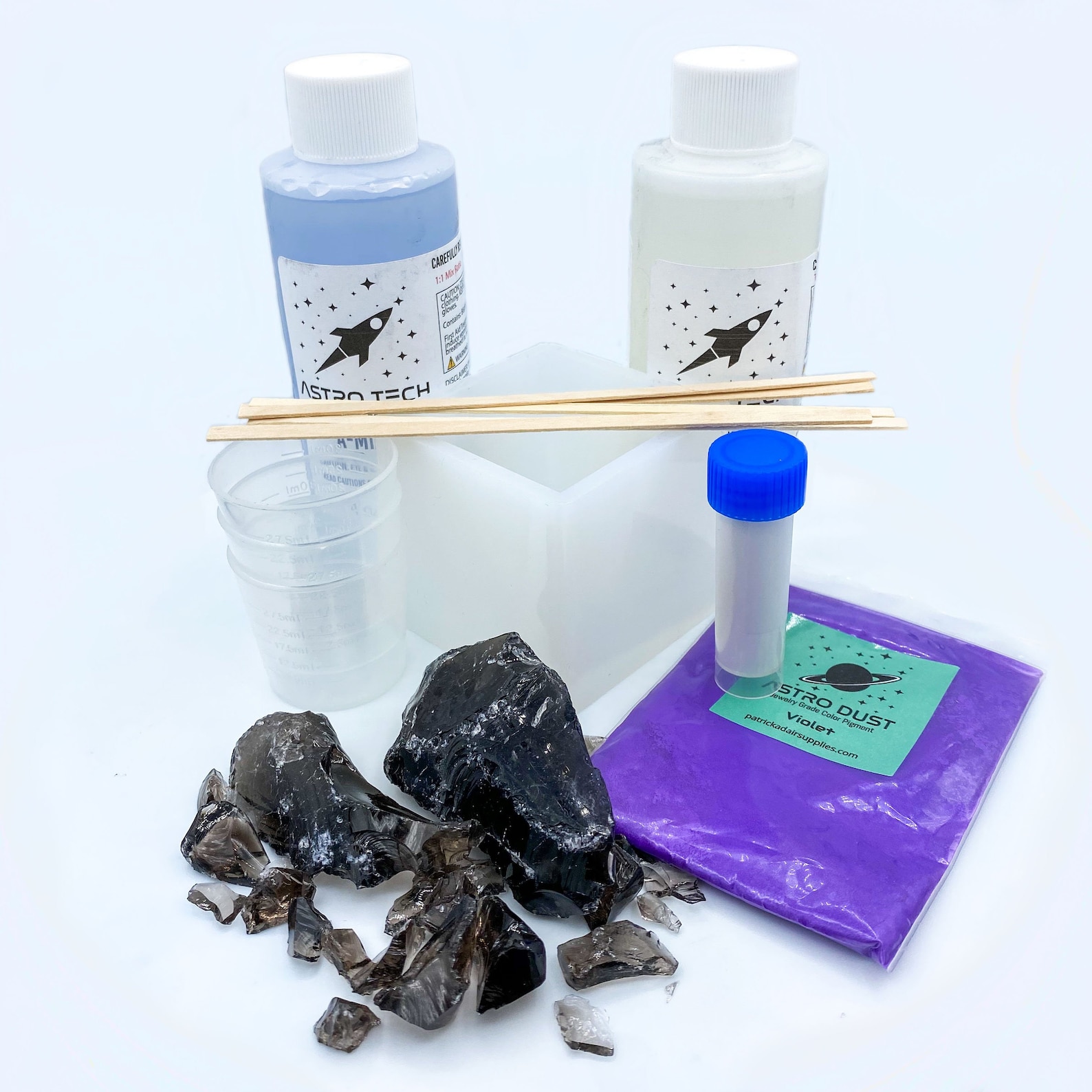 Minecraft Obsidian Block, Obsidian Cube Kit, Minecraft Epoxy DIY, Epoxy ...