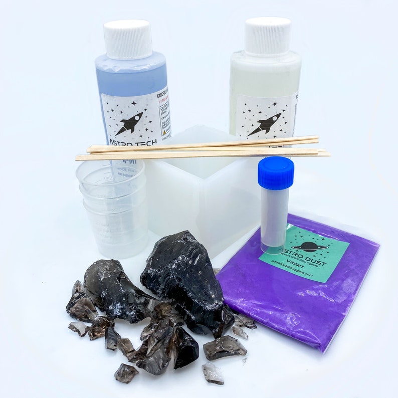 Minecraft Obsidian Resin Cube craft kit