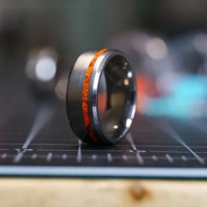 Solar Stripe Making Kit, Ring Blanks, Titanium Ring, Inlay Ring, DIY Ring, Handmade Jewelry, Jewelry Making, Glow Ring