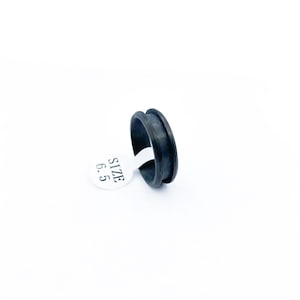 6mm and 4mm Carbon Fiber Ring blank for inlay, 6mm wide ring, 4mm wide ring core, Ring making supplies, Inlay ring core for ring making