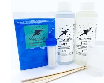 Astro Tech Jewelry Grade Epoxy Resin Starter Kit, Resin Jewelry, Epoxy Resin, Resin Molds, Resin Rings, Glow Powder, Pigment