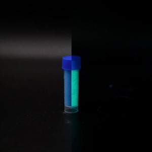 Blue Neon Glow Powder, Ring Making Supplies, Glow in the Dark Pigment Powder, Glow Powder for Inlay, UV Glow Powder, Glow Ring, Resin Ring