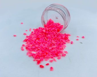 Crushed Hot Pink Opal, Crushed Opal for Inlay, Crushed Pink Opal, Pink Opal for Sale, Inlay Material, Ring Making Supplies
