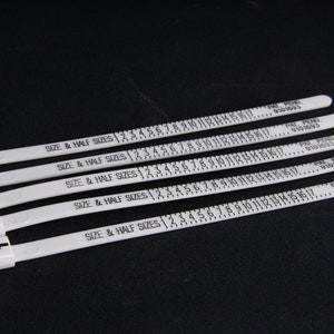 Ring Sizes - 5 Pack, Ringherstellung Zubehör, Ring Sizer, Ring Sizer, Ring Sizing Tool, Kunststoff Sizer, Schmuck Sizer, Patrick Adair