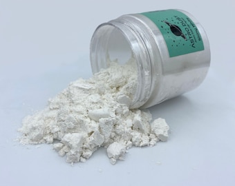 Pigmento de color blanco brillante, Polvo de color, Polvo de pigmento, Polvo de pigmento de mica, Pigmento de color blanco, Material de incrustación, Suministros para fabricación de anillos