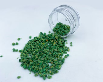 Crushed Olive Green Opal, Crushed Green Opal, Crushed Opal for Inlay, Green Opal for Sale, Ring Making Supply, Opal Jewelry, Inlay Material