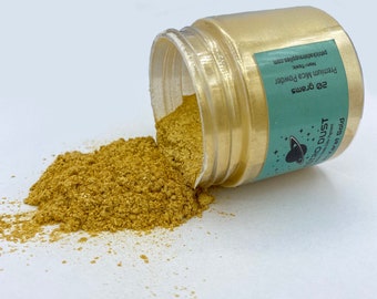 Pigmento de color oro de 24 quilates, polvo de color, pigmento en polvo, pigmento de mica en polvo, pigmento de color oro, material para incrustaciones, suministros para la fabricación de anillos