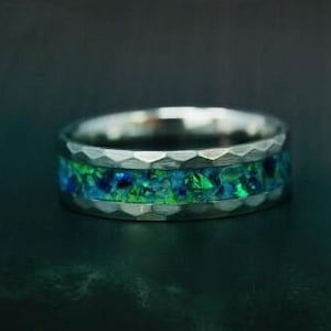 Siren Ring Making Kit, Ring Blanks, Titanium Ring, Inlay Ring, DIY Ring, Handmade Jewelry, Jewelry Making, Glow Ring