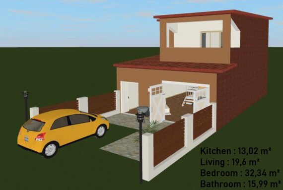 1 M2 Floor Plan Loft Apartment Loft House Plan Floor Etsy Uk