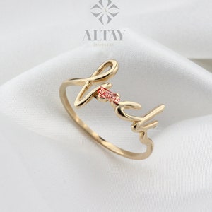 14K massivt guld knullring, knulla av-ring, knulla det-ring, knulla dig-ring, dåligt ord-ring, svordomsring, långfinger, julklapp