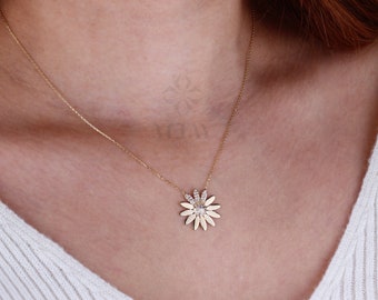 【VINTAGE HOLLYWOOD】Flutter Daisy Necklace VH2478NE071M Vintage Hollywood] Flutter Daisy Necklace (2 colors