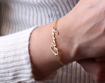 Name written bracelet sale