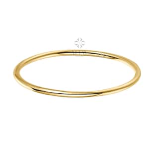 Alianza de oro de 14 quilates de 1 mm, fina, sencilla, para nudillos, con ajuste cómodo, delicada, ideal como regalo.