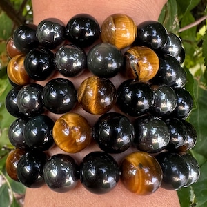 20mm Triple Crystal Protection Beaded  Bracelet
