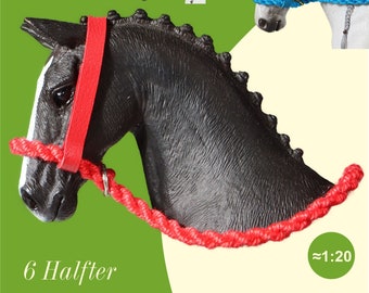 6 quick halter model horse accessories