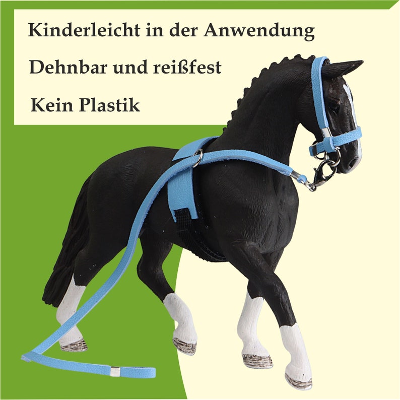 Longierset Pia Longe Zaumzeug Zubehör für Schleich Pferde - Etsy Schweiz