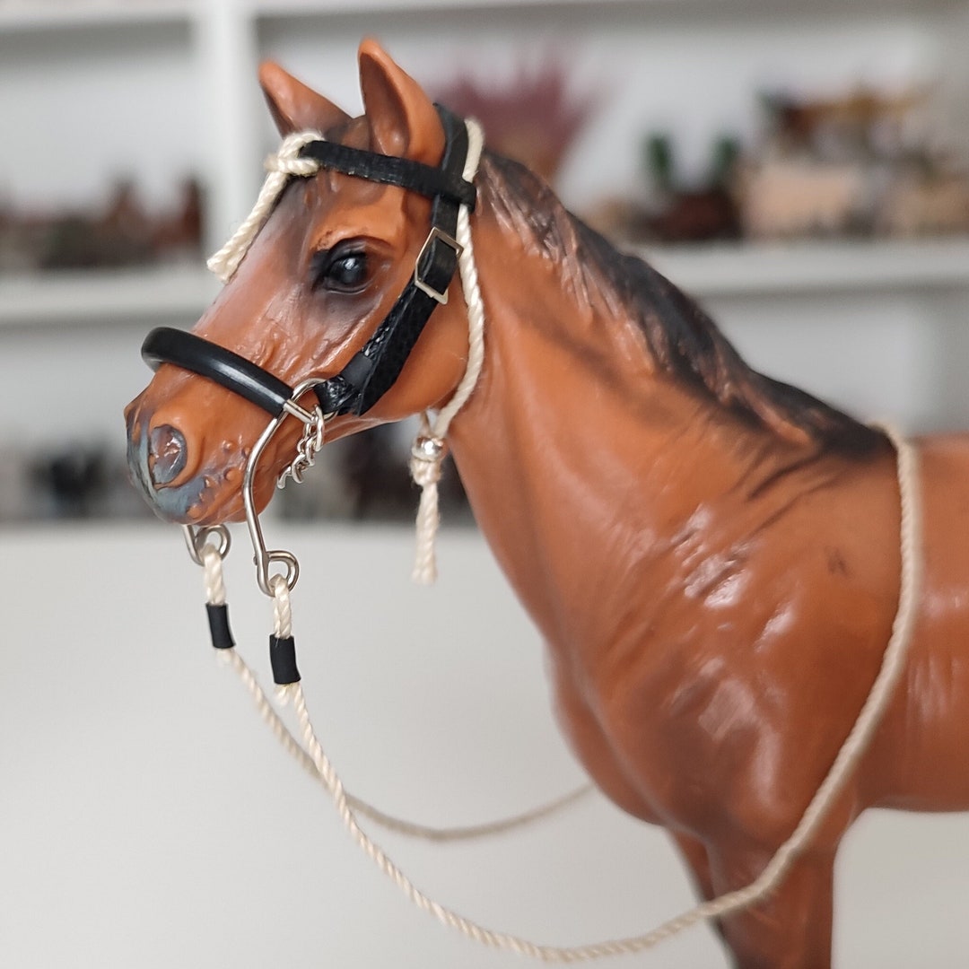 Hackamore Bridle Model Horse Accessories Suitable for Schleich Horses