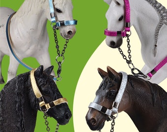 Halsterset "Star Shine" accessoires geschikt voor Schleich paarden