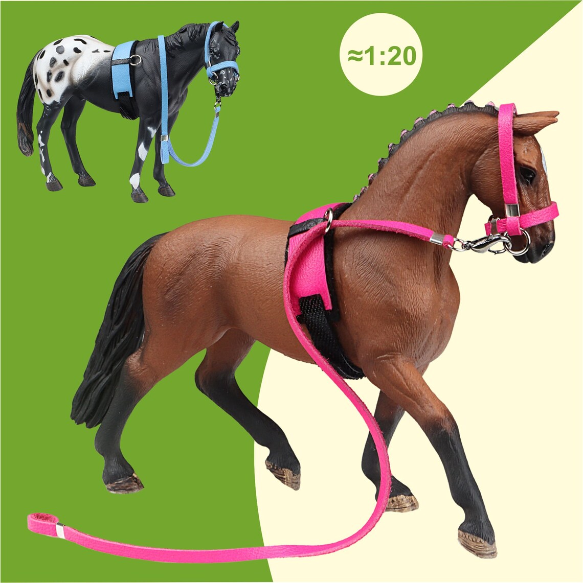 longierset-pia-longe-zaumzeug-zubeh-r-f-r-schleich-pferde-etsy-france
