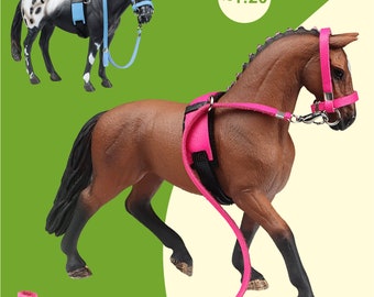 Lunging set Pia Longe bridle accessories for Schleich horses