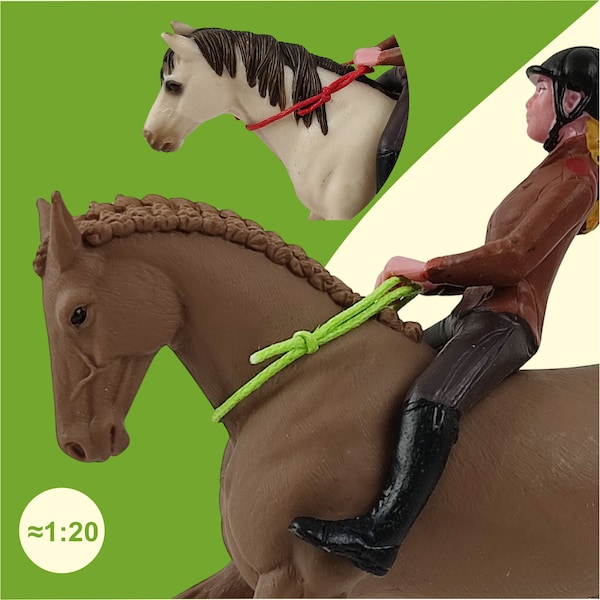 Neck ring model horse accessories for Schleich horses