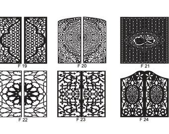 Gate Panel 6 Dxf File