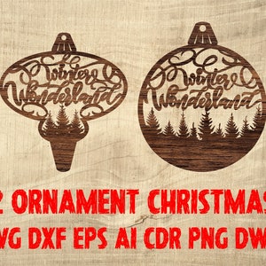 Christmas bundle svg, Christmas Balls Set, Elegant Christmas Ornament Laser Cut Bauble, SVG Cricut, Christmas ornament with handwritten DXF