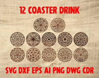 Coaster Svg Bundle, Drink Coaster Svg, Wine Saying Svg, Beer Quote Svg, Coffee Coaster Svg, Floral Monogram Svg, Tea Saying Svg, Wine Svg