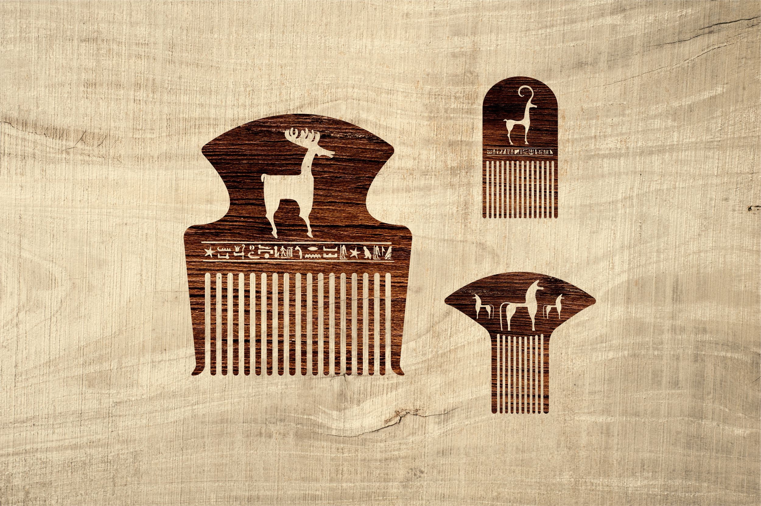 Beard Combs Svg, Hair Combs, Combs Svg Dxf Files for Laser, Hair ...