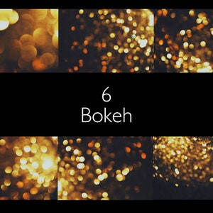 Bokeh golden vintage