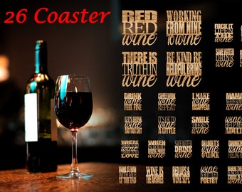 Coaster Svg Bundle, Drink Coaster Svg, Wine Saying Svg, Beer Quote Svg, Coffee Coaster Svg, Floral Monogram Svg, Tea Saying Svg, Wine Svg