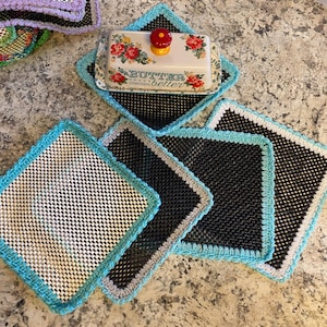Crocheted Jar Openers / Grip texture to assist you in opening jars /