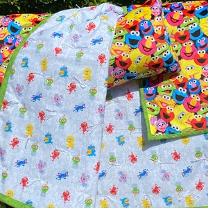 Blanket Gift Set | Pillow, Blanket, and Mini Blanket Included | Cute Fabric Designs for the Little Ones | 3 Piece Gift Set