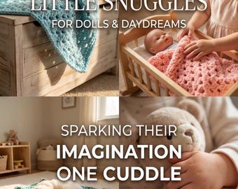 Crocheted doll blanket/crocheted baby blanket or car seat snuggly/ Custom colors or sizes upon request