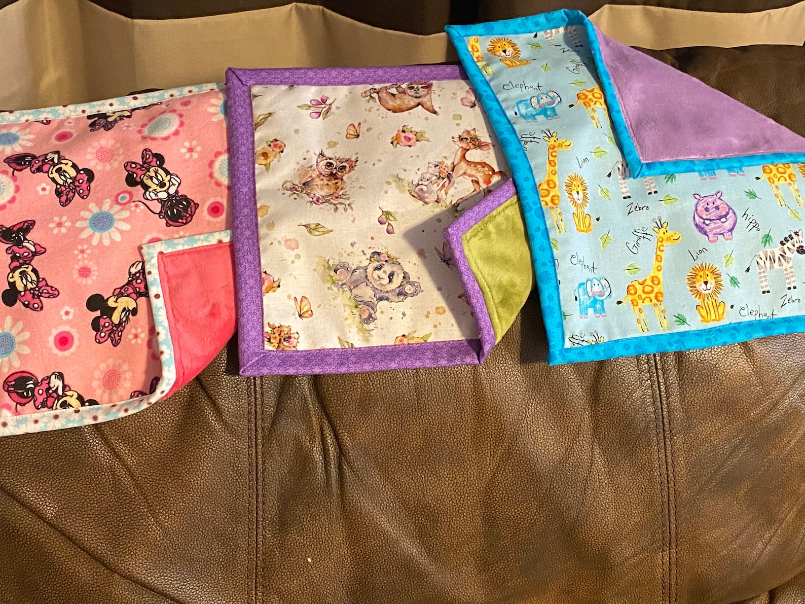 Adorable Doll Blankets Baby Car Seat Snuggly Elsa Owls Etsy