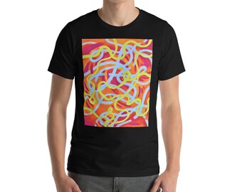 COLORIDA camiseta ABSTRACTA BRILLANTE